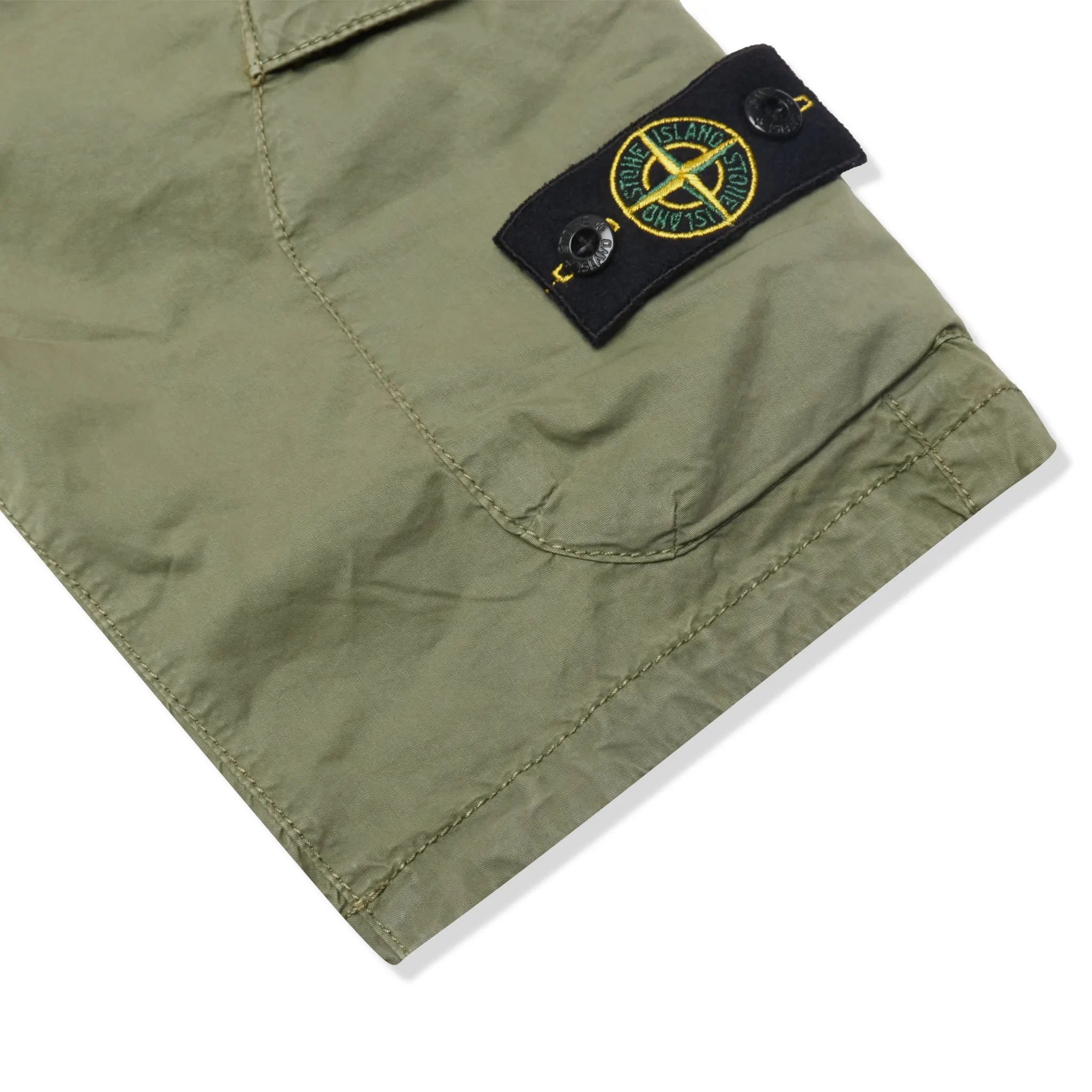 Detailed View of Preloved - Stone Island Junior Bermuda Green Shorts